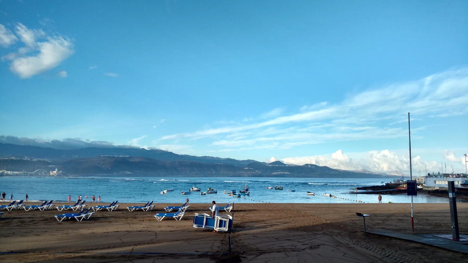 Las Canteras, côté ville et océan